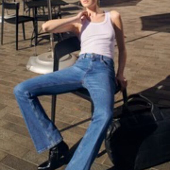 SPRWMN "Charlotte" Classic Women's Blue Jeans - Picture 1 of 8